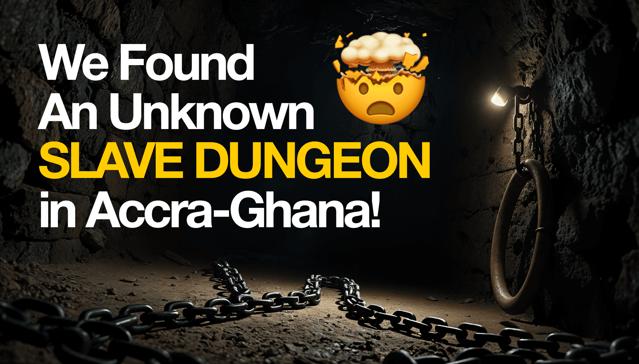 Unearthing Darkness: The Discovery of an Unknown Slave Dungeon in Accra